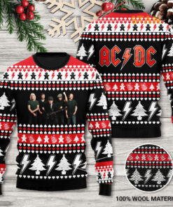 AC DC 3D Ugly Sweater