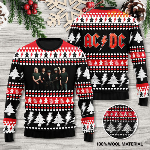 AC/DC Christmas Sweater