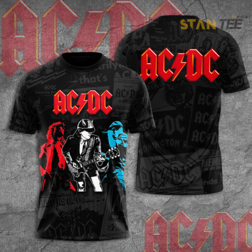 AC DC Rock Band 3D T shirt