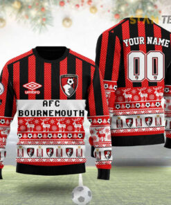 AFC Bournemouth Ugly Christmas 3D Sweater