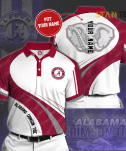 Alabama Crimson Tide 3D Polo 01