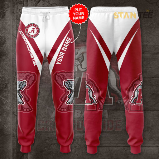 Alabama Crimson Tide 3D Sweatpant 01