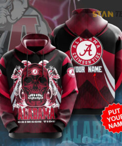 Alabama Crimson Tide 3D hoodie 01