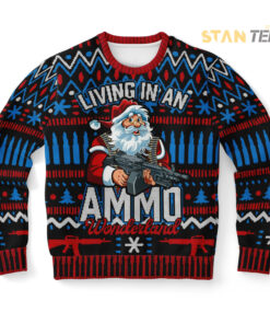 Ammo Wonderland Ugly Christmas 3D Sweater