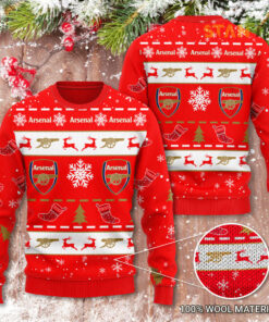 Arsenal 3D Christmas Sweater