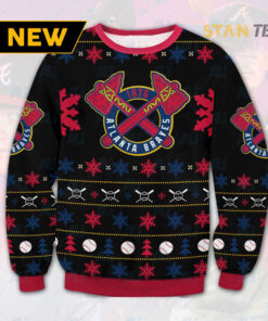 Atlanta Braves Ugly Christmas 3D Sweater