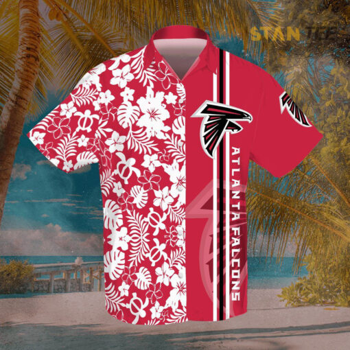 Atlanta Falcons 3D Hawaiian Shirt Hawaiian Shorts 01