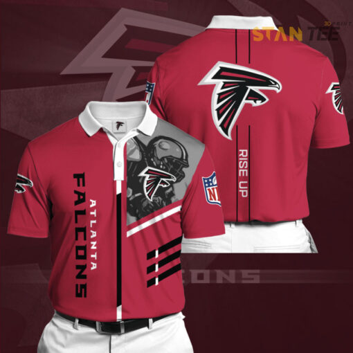 Atlanta Falcons 3D Polo 01