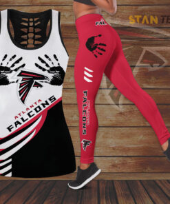 Atlanta Falcons Hollow Tank Top Leggings