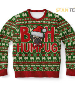 Bah Humpug Ugly Christmas 3D Sweater