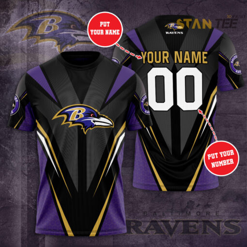 Baltimore Ravens 3D T shirt