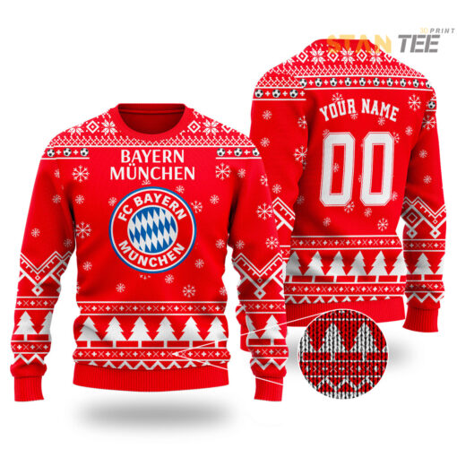 Bayern Munchen Christmas 3D Sweater 2022