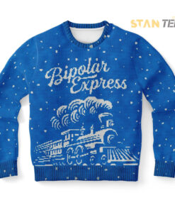 Bipolar Express Ugly Christmas 3D Sweater