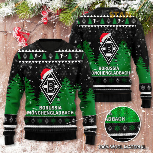 Borussia Mgladbach 3D Christmas Sweater 2022