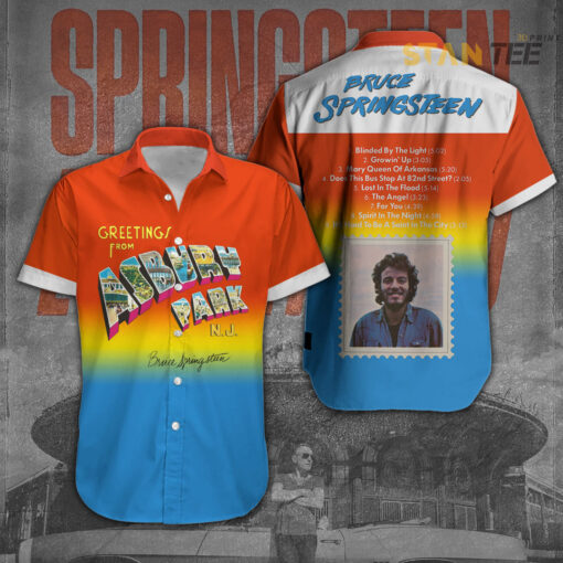Bruce Springsteen short sleeve dress shirts OVS25723S2