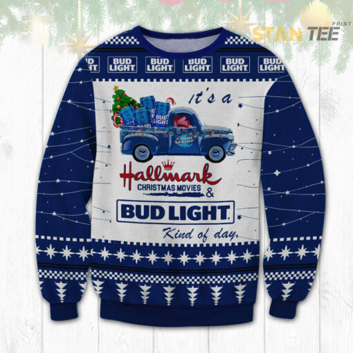 Bud Light Hallmark Christmas Ugly 3D Sweater