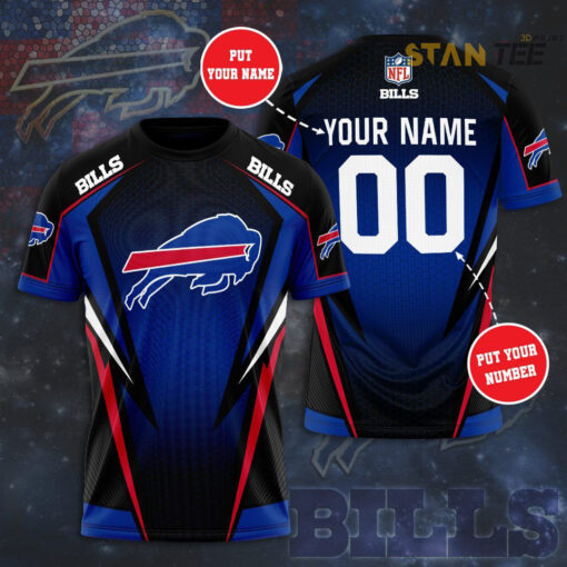 Buffalo Bills 3D T shirt Black