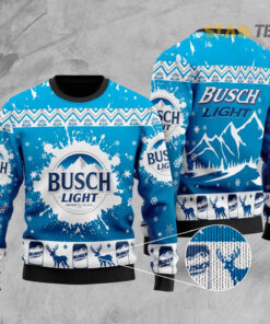 Busch Light 3D Ugly Christmas Sweater 2022 Design II