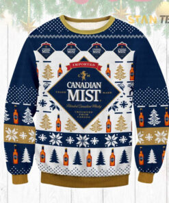 Canadian Mist blended whisky Ugly Christmas 3D Sweater