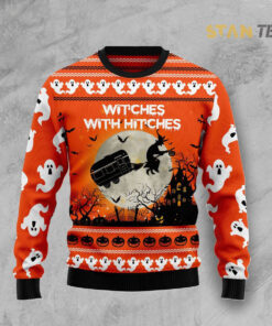 Caravan Witch Halloween Ugly Christmas 3D Sweater