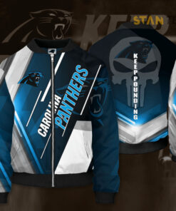 Carolina Panthers 3D Bomber Jacket 01