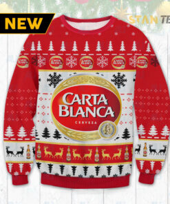 Carta Blanca Beer Ugly Christmas 3D Sweater