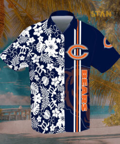 Chicago Bears 3D Hawaiian Shirt Hawaiian Shorts 01