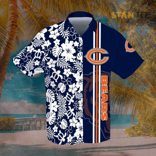 Chicago Bears 3D Hawaiian Shirt Hawaiian Shorts 01