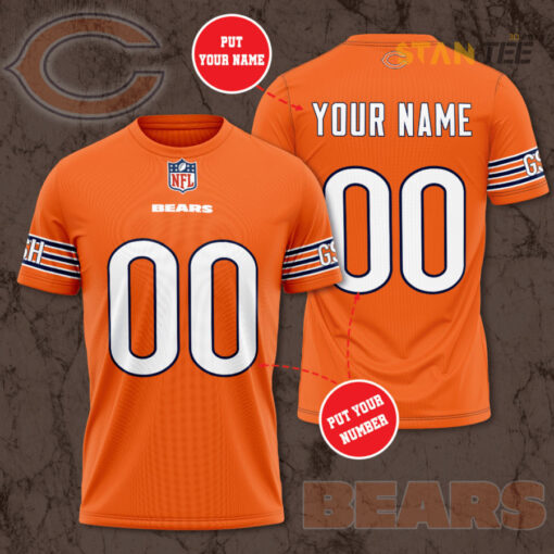 Chicago Bears 3D T shirt 01