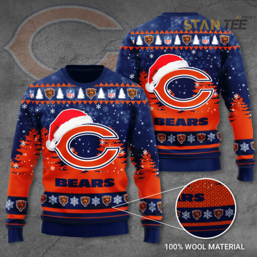 Chicago Bears 3D Ugly Sweater