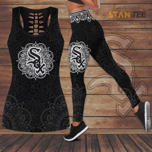 Chicago White Sox Hollow Tank Top Leggings