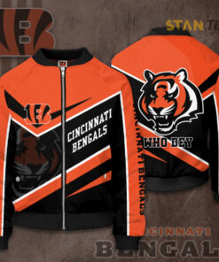 Cincinnati Bengals 3D Bomber Jacket 01