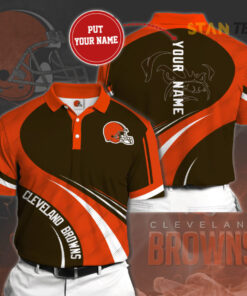 Cleveland Browns 3D Polo 01