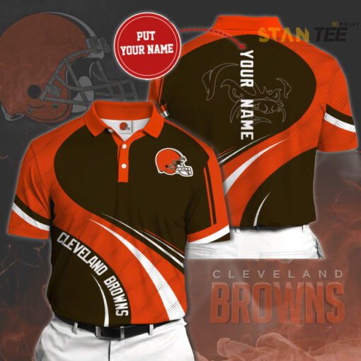 Cleveland Browns 3D Polo 01