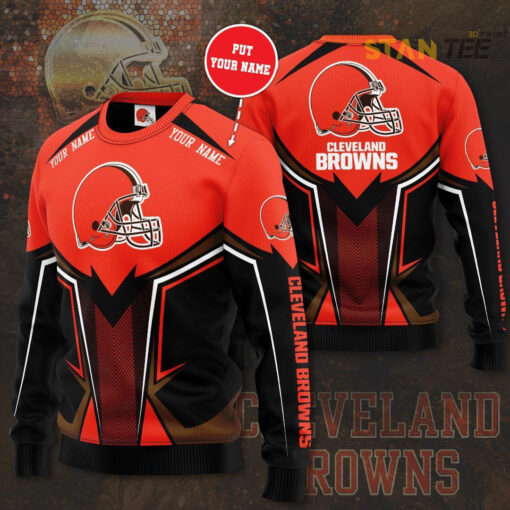 Cleveland Browns 3D Sweatshirt 01