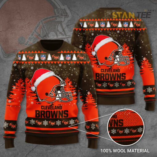 Cleveland Browns 3D Ugly Sweater