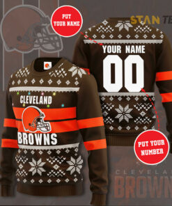 Cleveland Browns 3D sweater 01