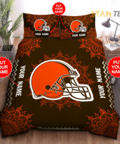 Cleveland Browns bedding set 01