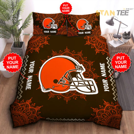 Cleveland Browns bedding set 01