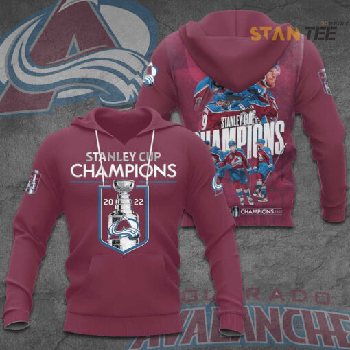 Colorado Avalanche 3D Hoodie NHLCA004