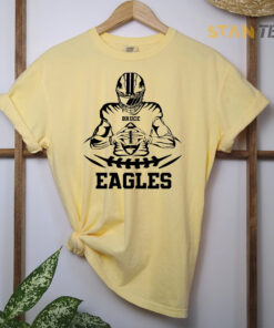 Custom Football Yellow Oversized T shirt