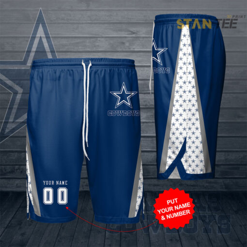 Dallas Cowboys 3D Jersey Shorts 01