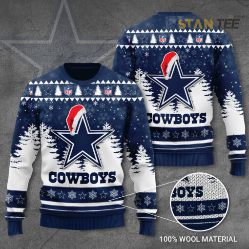 Dallas Cowboys 3D Ugly Sweater