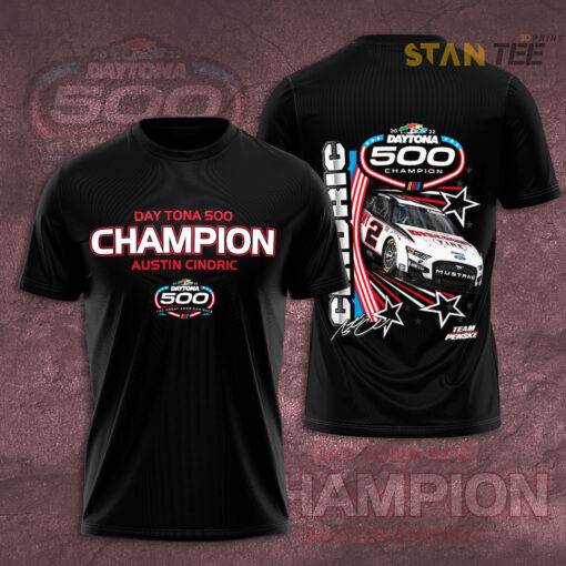 Daytona 500 3D Black T shirt