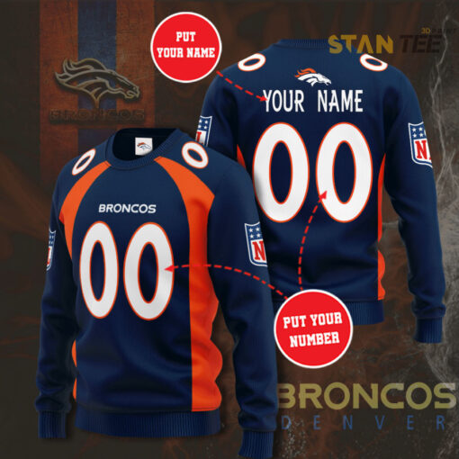 Denver Broncos 3D Sweatshirt 01