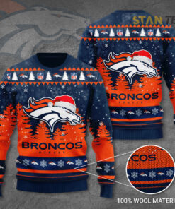 Denver Broncos 3D Ugly Sweater