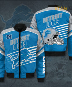 Detroit Lions 3D Bomber Jacket 01