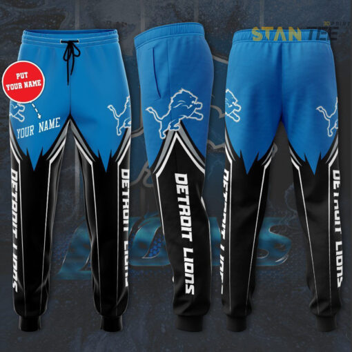 Detroit Lions 3D Sweatpant 01