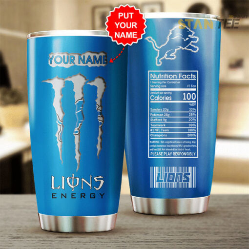 Detroit Lions Tumbler Cup 01