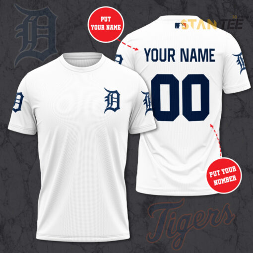 Detroit Tigers White T shirt